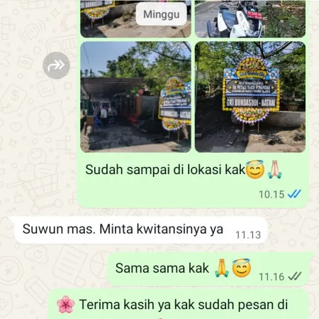 Pengiriman Papan Bunga Duka Sudimara Timur
