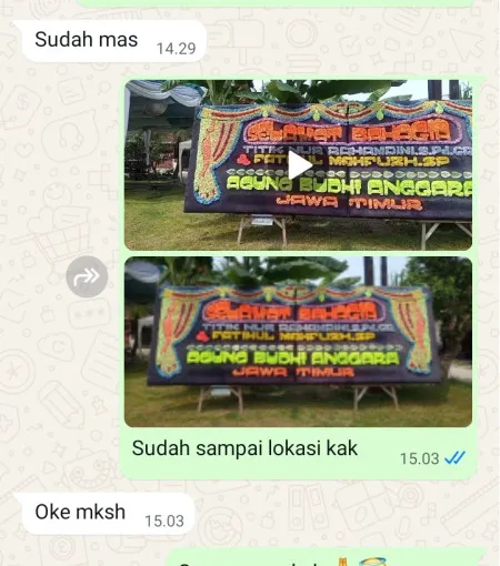 Pengiriman Papan Bunga Sudimara Timur