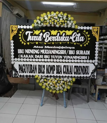 Papan Bunga Duka Sudimara Timur