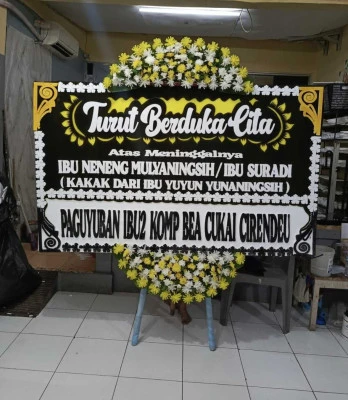 Papan Bunga di Sudimara Timur